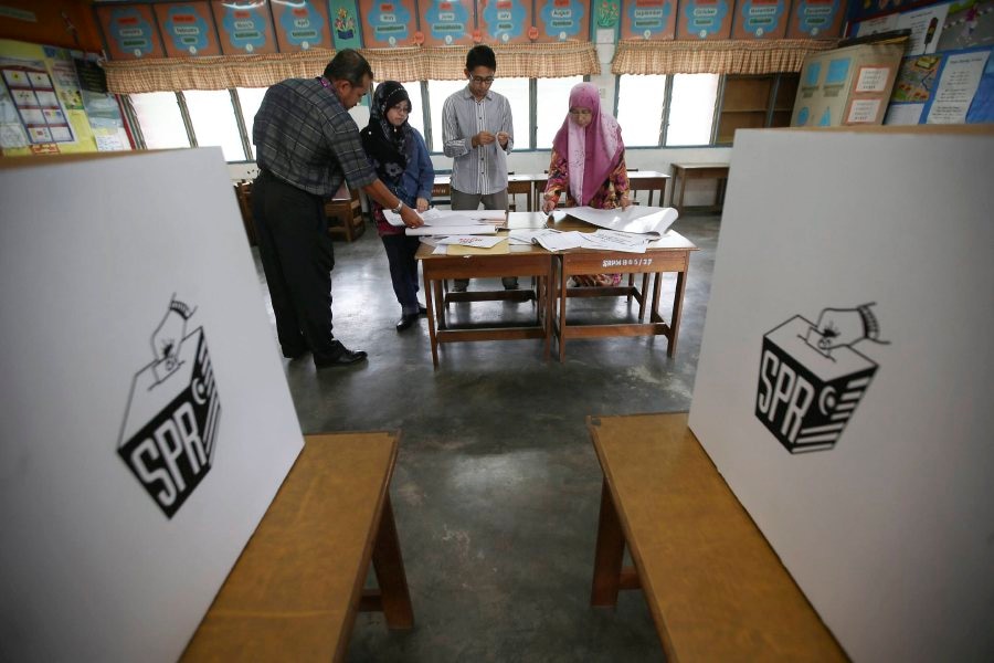New Straits Times Example of PACAs on duty on polling day.